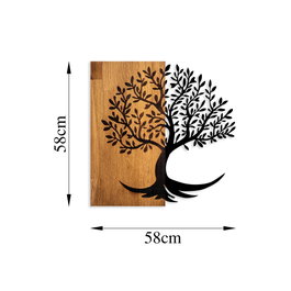 Wallity Lime Tree - 373 Accesorio Decorativo de Pared de Madera y Metal